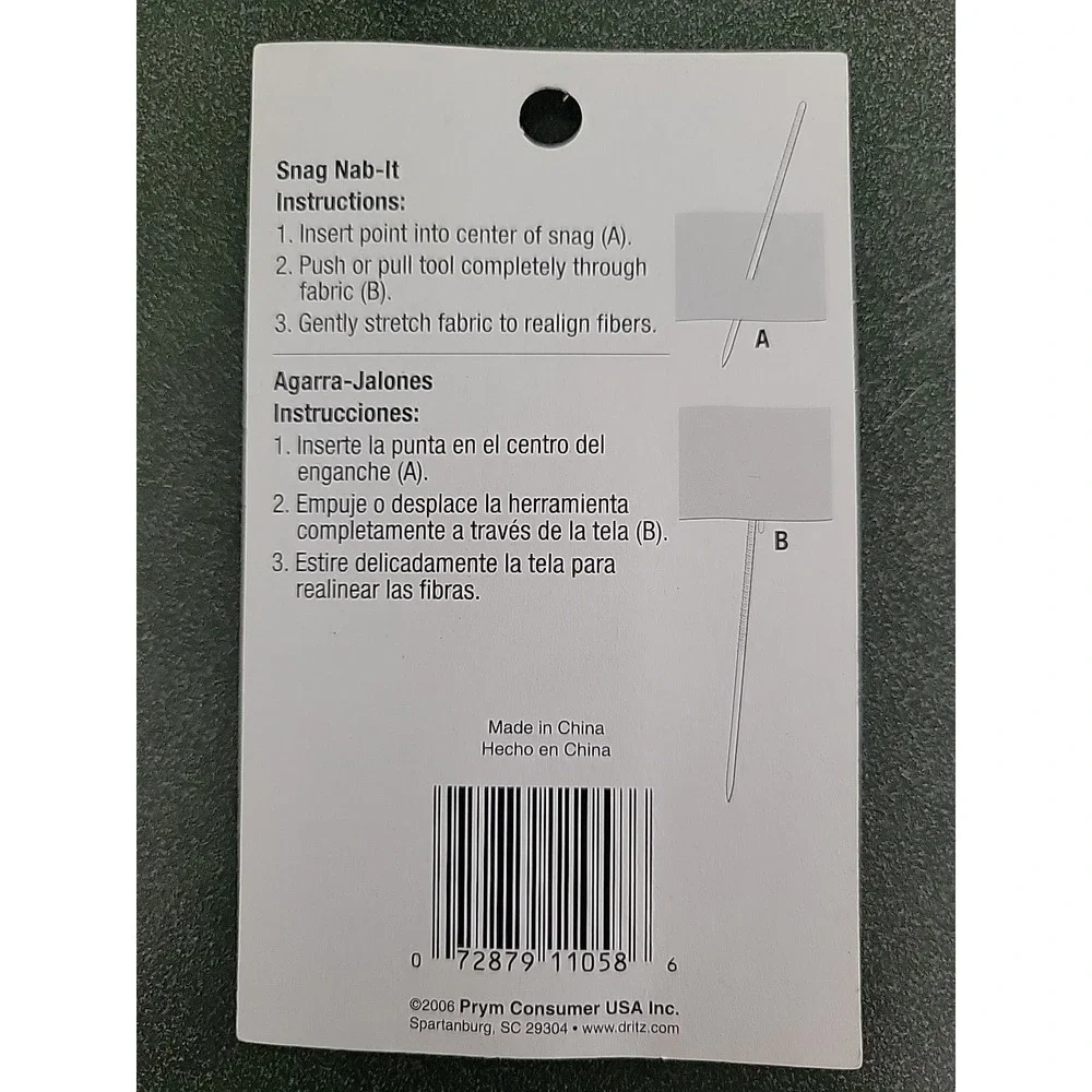 NEW Lot Dritz Knit Picker 26615 Snag Nab It 618 Combo Set Repair Snags